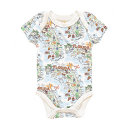 Florida Map Baby One-Piece - PIMA