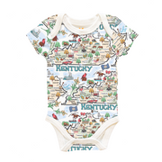 Kentucky Map Baby One-Piece - PIMA