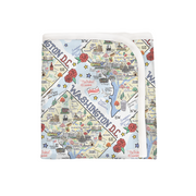 Washington D.C. Map Baby Blanket - PIMA