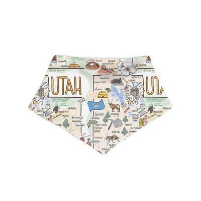 Utah Baby Bandana Bib