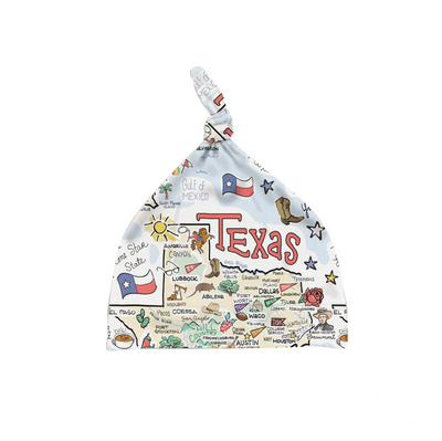 Texas Map Baby Hat - PIMA
