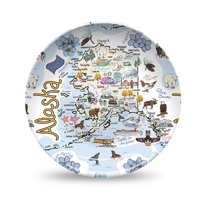 Alaska Map Plate