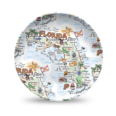 Florida Map Plate
