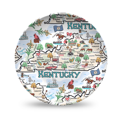 Kentucky Map Repeat Plate