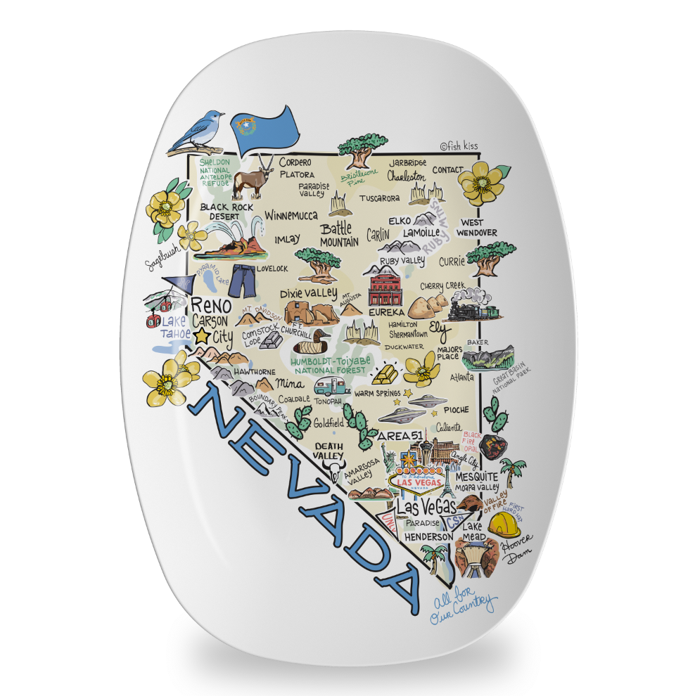 State Map Platter