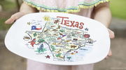 Texas Map Platter