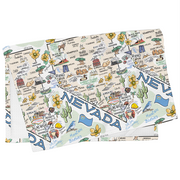 Nevada Map Repeat Kitchen Towel