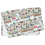 Tennessee Map Repeat Kitchen Towel