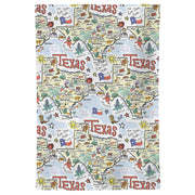 Texas Map Repeat Kitchen Towel