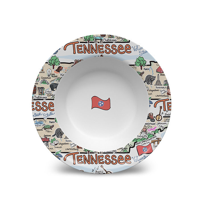 Tennessee Map Bowl