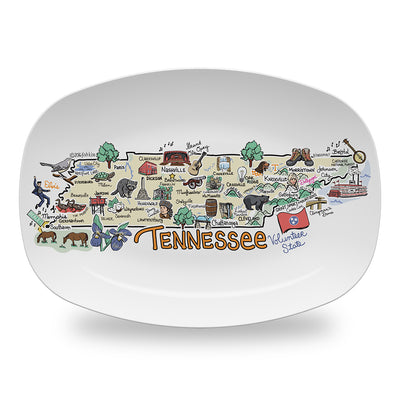 Tennessee Map Platter
