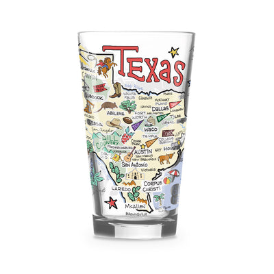 Texas 16 oz. Glass