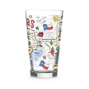 Texas 16 oz. Glass