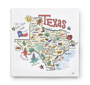 Texas Square Canvas Art