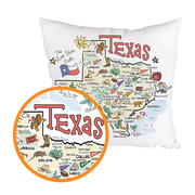 Texas Map Pillow