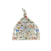 Utah Map Baby Hat - JERSEY