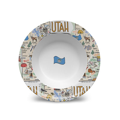 Utah Map Bowl