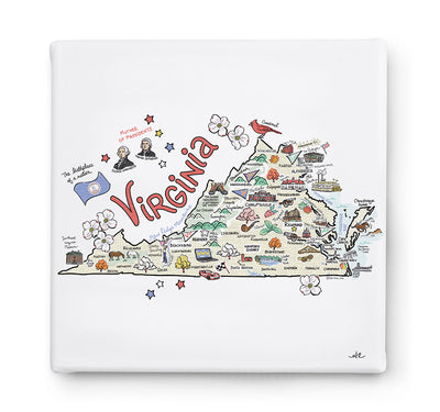 Virginia Square Canvas Art