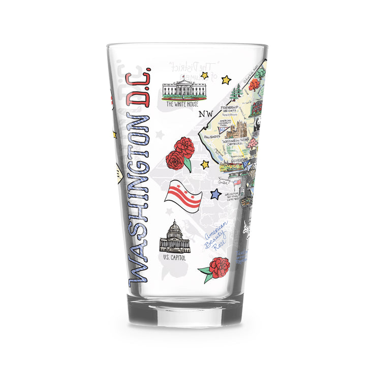 Washington DC 16 oz. Glass