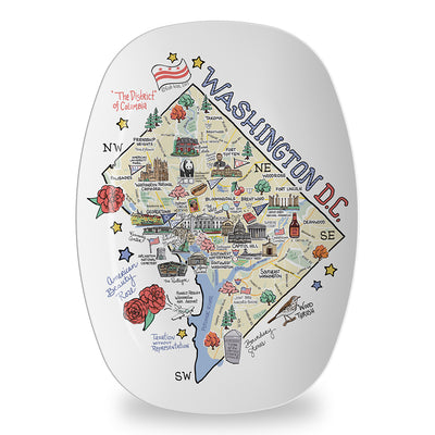 Washington D.C. Map Platter