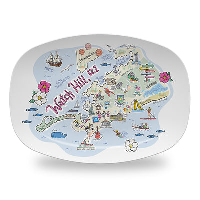 Watch Hill Map Platter