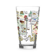 Wyoming 16 oz. Glass